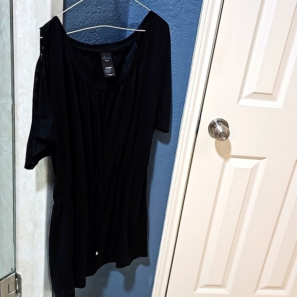 Catalina swim coverup drawstring Waist Short Open Sleeve Roomy Medium..EUC - Picture 4 of 9